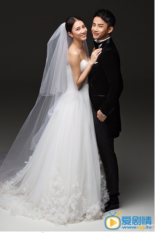 弦子婚纱照 2016年1月21日，李茂与弦子在京举行大婚，婚纱照组图、婚礼现场照片