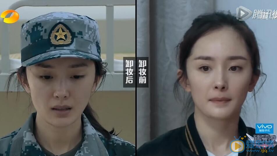 真正男子漢女兵楊冪、佟麗婭、張藍心、沈夢辰素顏公開了嗎？楊冪佟麗婭素顏誰最美？