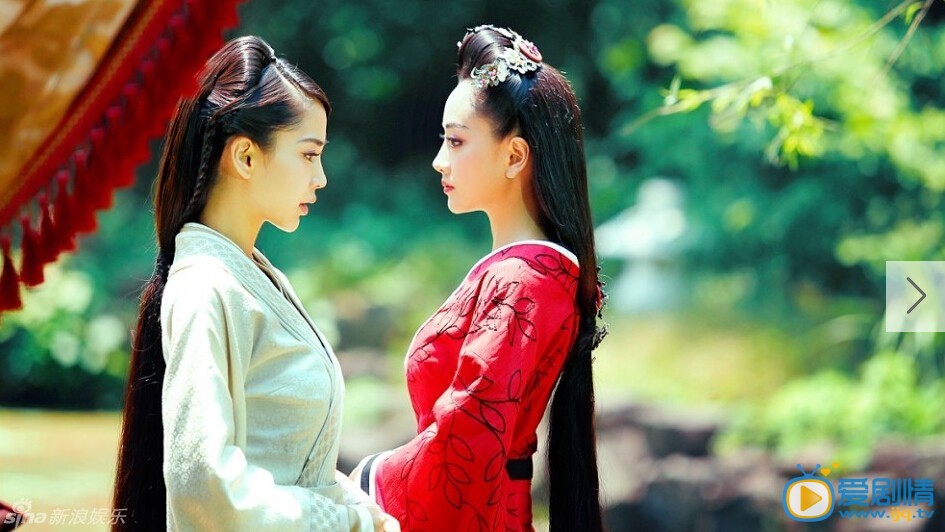 大汉情缘之云中歌杨颖杨蓉剧中颜值担当 被称最美双珠。